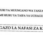 NAFASI za Kazi Tume Huru ya Taifa ya Uchaguzi August 14-2024